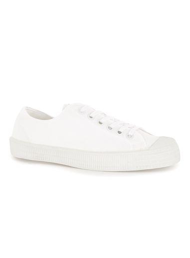 Topman Mens Novesta White Canvas Sneakers