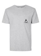 Topman Mens Grey Goofy Badge T-shirt
