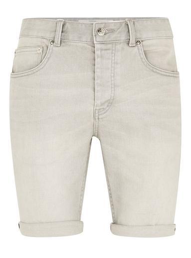 Topman Mens Grey Cloud Gray Stretch Skinny Shorts