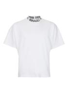 Topman Mens Aaa White Miracle Print Turtle Neck Longline T-shirt