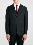 Topman Mens New Fit Black Slim Suit Jacket