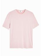 Topman Mens Pink Nude Cupro T-shirt