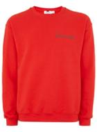 Topman Mens Red Rose Print Sweatshirt