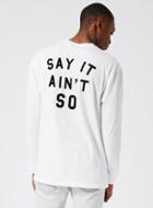 Topman Mens Aaa White Say It Ain't So T-shirt