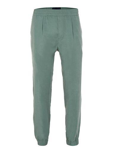 Topman Mens Lux Dark Green Pants