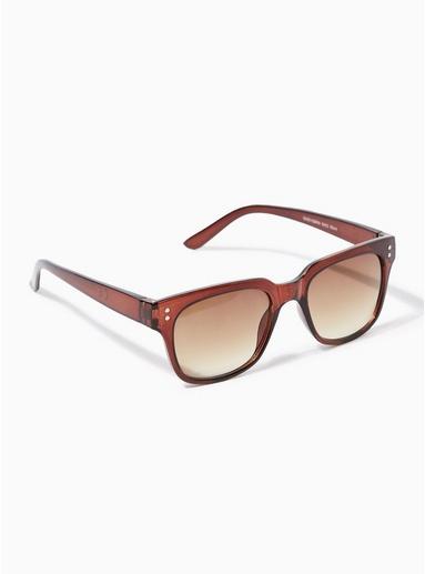 Topman Mens Brown Classic Tortoiseshell 50's Sunglasses