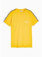 Topman Mens Yellow Mustard Tape Easy Life T-shirt