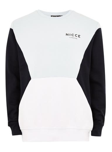Topman Mens Nicce Blue Track Sweatshirt