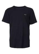 Topman Mens Nicce Blue Boucle Textured T-shirt