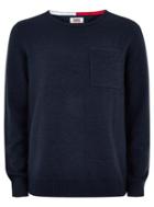 Topman Mens Navy Tommy Hilfiger Patch Sweater