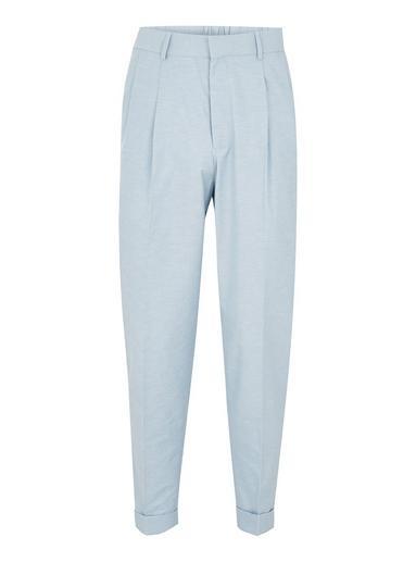 Topman Mens Light Blue Tapered Dress Pants