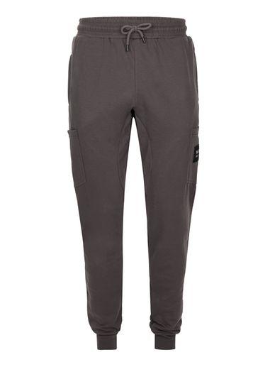 Topman Mens Grey Nicce Gray Patch Joggers