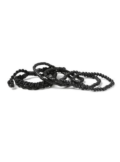 Topman Mens Black Bracelet Pack*