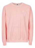 Topman Mens Pink Varsity Sweatshirt