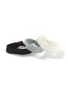 Topman Mens Black And Grey Fabric Bracelet Pack*