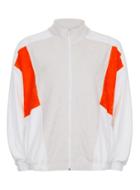 Topman Mens White And Red Towelling Track Top
