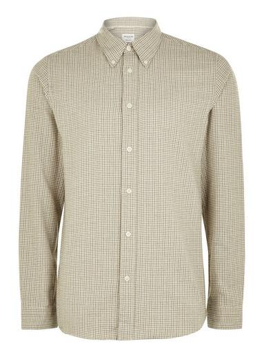 Selected Homme Mens Grey Selected Homme Check Long Sleeve Shirt