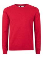 Topman Mens Red Marl Slim Fit Sweater
