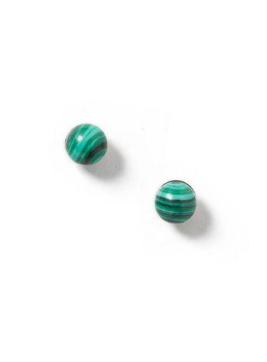 Topman Mens Multi Green Semi Precious Stud Earrings*