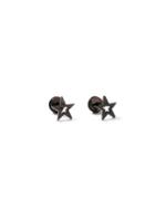 Topman Mens Black Star Earrings*
