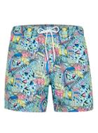 Topman Mens Multicoloured Parrot Print Swim Shorts