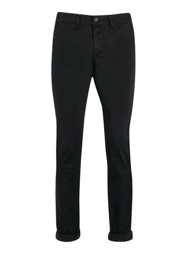 Topman Mens Black Stretch Skinny Chinos