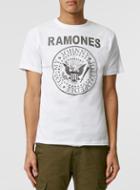 Topman Mens White Amplified Ramones T-shirt*