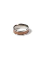 Topman Mens Brown Wood Band Ring*