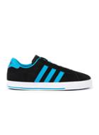 Topman Mens Adidas Neo Daily Black And Blue Sneakers