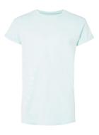Topman Mens Light Blue Worldwide Print Muscle Fit Roller T-shirt