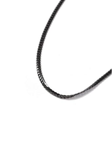 Topman Mens Grey Snake Chain Necklace*