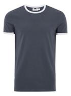 Topman Mens Blue And Navy Ringer T-shirt