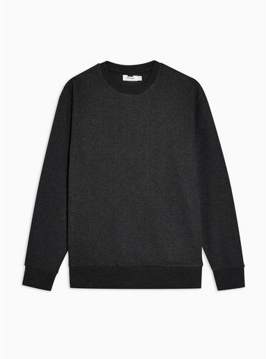 Topman Mens Grey Gray Marl Sweatshirt