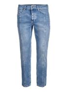 Topman Mens Blue Panelled Stretch Skinny Jeans