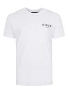 Topman Mens Black Nicce White Logo T-shirt