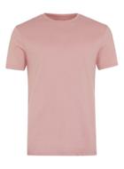 Topman Mens Pink Slim Fit Crew Neck T-shirt