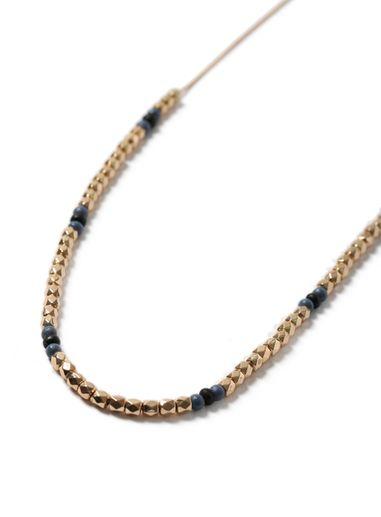 Topman Mens Gold Look Beaded Necklace*