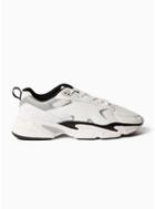 Nicce Mens Nicce White 90's Runner Trainers