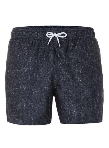 Topman Mens Navy Marl Swim Shorts