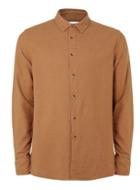 Topman Mens Blue Ltd Camel Neppy Shirt