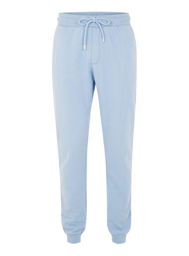 Topman Mens Blue Pastel Skinny Joggers