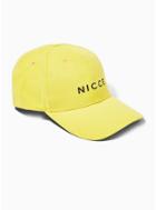Nicce Mens Nicce Yellow Embroidered Curve Peak Cap