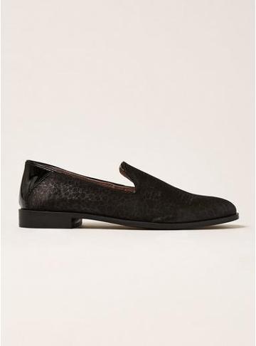 Topman Mens House Of Hounds Hawk Black Pebble Print Loafers