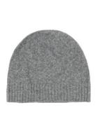 Topman Mens Selected Homme Grey Soft Touch Beanie Hat