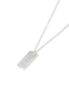 Topman Mens Worn Silver Tag Necklace*