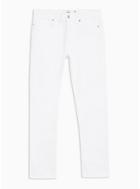Topman Mens White Slim Jeans
