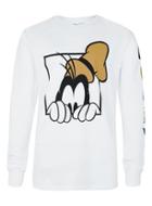 Topman Mens White Goofy Print Long Sleeve T-shirt
