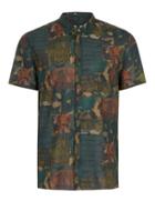 Topman Mens Multi Spliced Print Patchwork Shirt