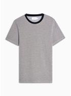 Topman Mens Brown Houndstooth T-shirt