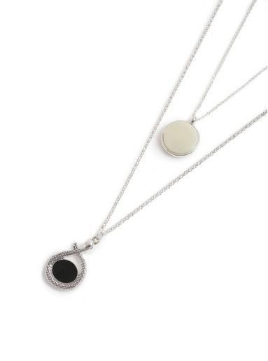 Topman Mens Multi Silver Snake Necklace*